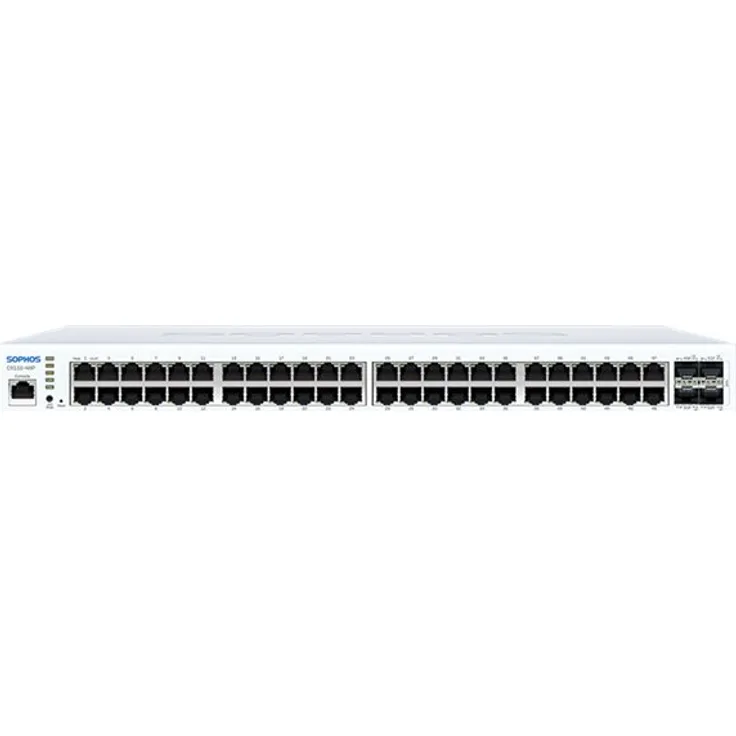 Sophos CS110-48P - Switch - managed - 48 x 10-100-1000 (PoE+) + 4 x 1 Gigabit - 10 Gigabit SFP+ - an Rack montierbar - PoE+ (410 W)