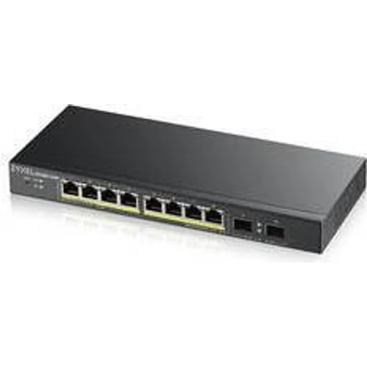 ZyXEL Switch 8x GS1900-10HP GbE L2 POE+ -+2 SFP slots