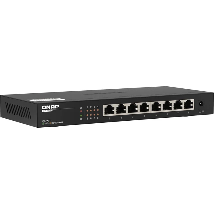 QNAP QSW-1108-8T - Switch - unmanaged - 8 x 10-100-1000-2.5G - Desktop – Bild 3