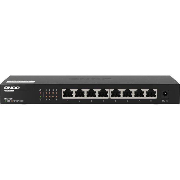 QNAP QSW-1108-8T - Switch - unmanaged - 8 x 10-100-1000-2.5G - Desktop – Bild 1