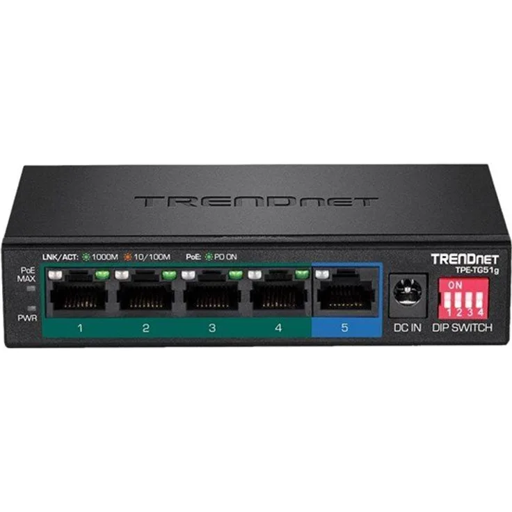 TRENDnet TPE-TG51g - switch - 5 ports - unmanaged