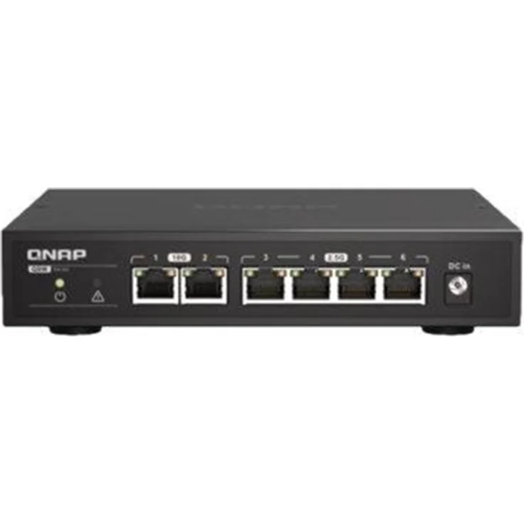 QNAP QSW-2104-2T - Switch - unmanaged - 2 x 100-1000-2.5G-5G-10GBase-T + 4 x 100-1000-2.5G - Desktop – Bild 5