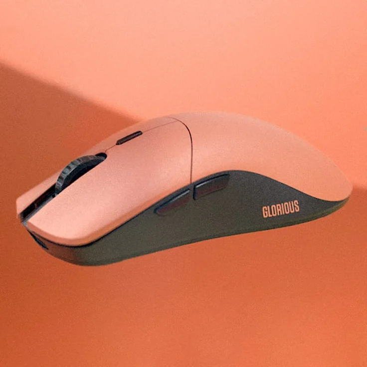 Glorious Model O PRO - Wireless - Red Fox - Forge - Gaming Maus, Rot (GLO-MS-OW-RF-FORGE) – Bild 4