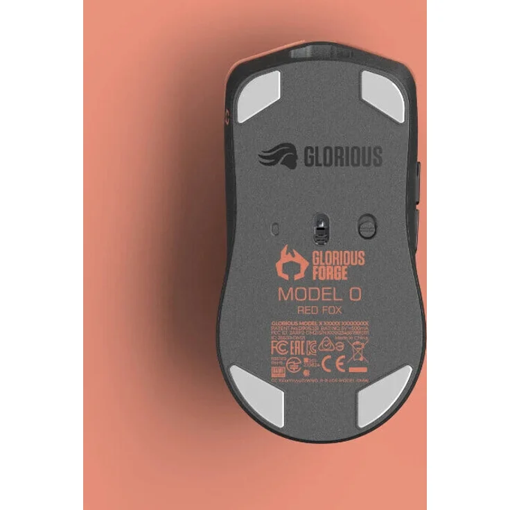 Glorious Model O PRO - Wireless - Red Fox - Forge - Gaming Maus, Rot (GLO-MS-OW-RF-FORGE) – Bild 5