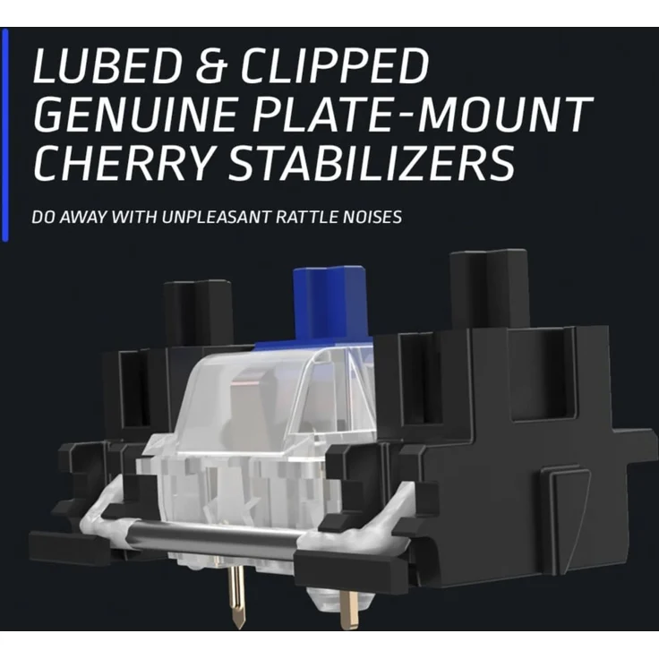 MOUNTAIN Everest 60 RGB US ANSI Linear 45 Midnight Black Tastaturen PC - kabelgebunden (MG-EVK60B-ML1-US) – Bild 8