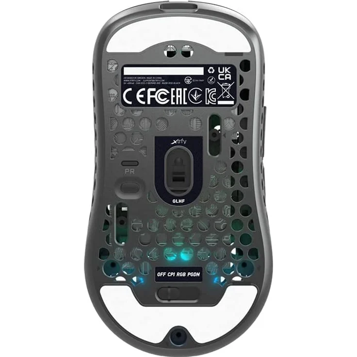 XTRFY M42 Wireless RGB - Black - Gaming Maus, Schwarz mit RGB (M42W-RGB-BLACK) – Bild 8