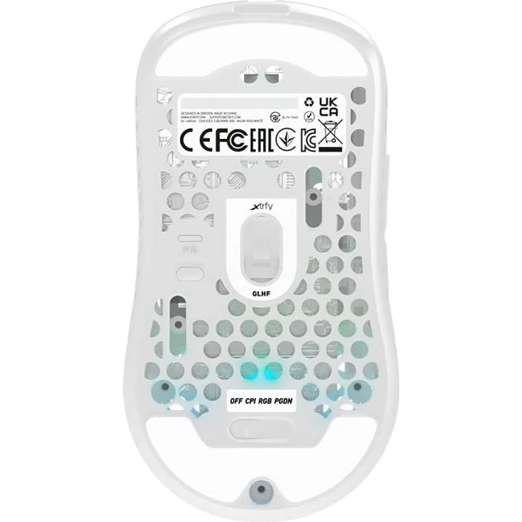 XTRFY M42 Wireless RGB - White - Gaming Maus, Weiß mit RGB Licht (M42W-RGB-WHITE) – Bild 8