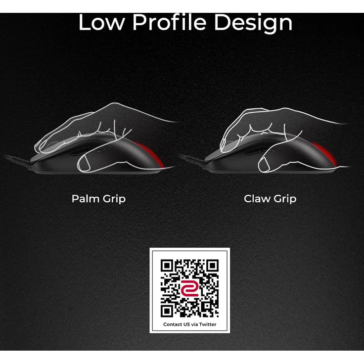 BenQ ZOWIE FK1-C - Maus, Schwarz (9H.N3DBA.A2E) – Bild 3