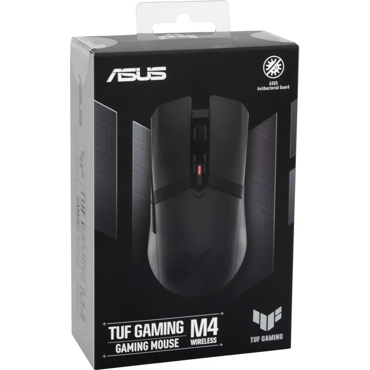 Asus TUF Gaming M4 Wireless optische Gaming-Maus - kabellos, beidhändig, 12.000 DPI-Sensor, DPI-Taste, Aura Sync, sechs programmierbare Tasten (90MP02F0-BMUA00) – Bild 9