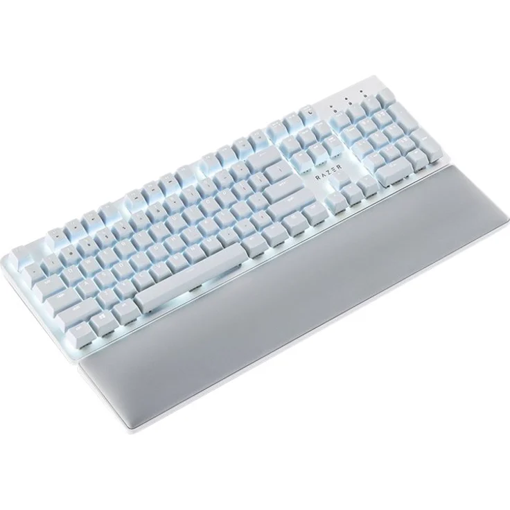 Razer Pro Type Ultra - Professionelle ergonomische drahtlose Tastatur für das Büro (geräuschlose mechanische und taktile Schalter, anpassbar, bis zu 4 Geräte gleichzeitig) QWERTZ DE-Layout, Schwarz (RZ03-04110300-R3G1) – Bild 3