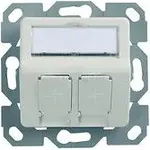 TELEGÄRTNER 100021417 Modul-Aufnahme 2-fach 30°aws