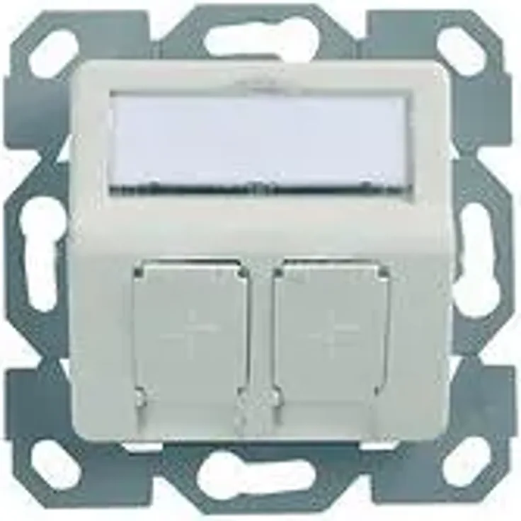 TELEGÄRTNER 100021417 Modul-Aufnahme 2-fach 30°aws