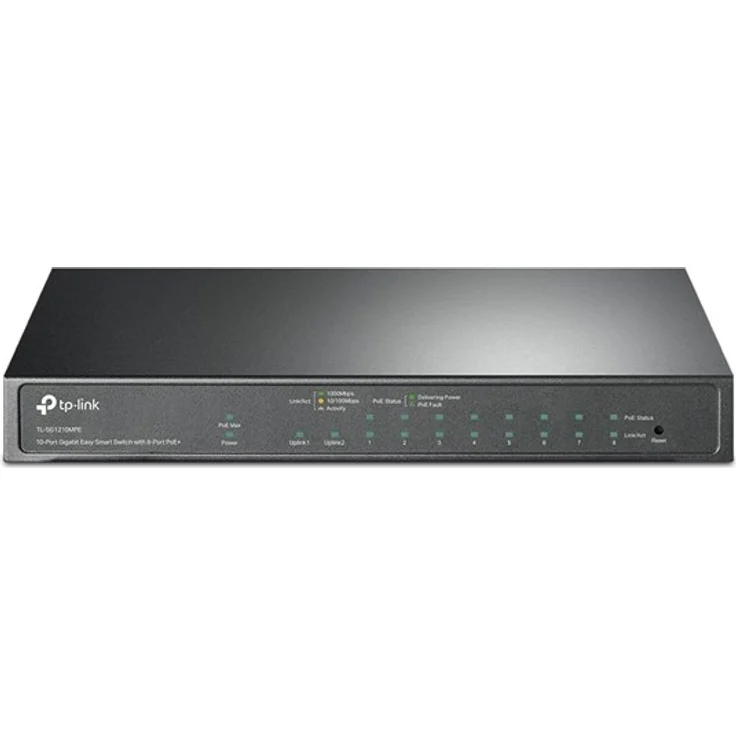 TP-Link TL-SG1210MPE 10-Port Gigabit Easy Smart Switch with 8-Port PoE+ – Bild 1
