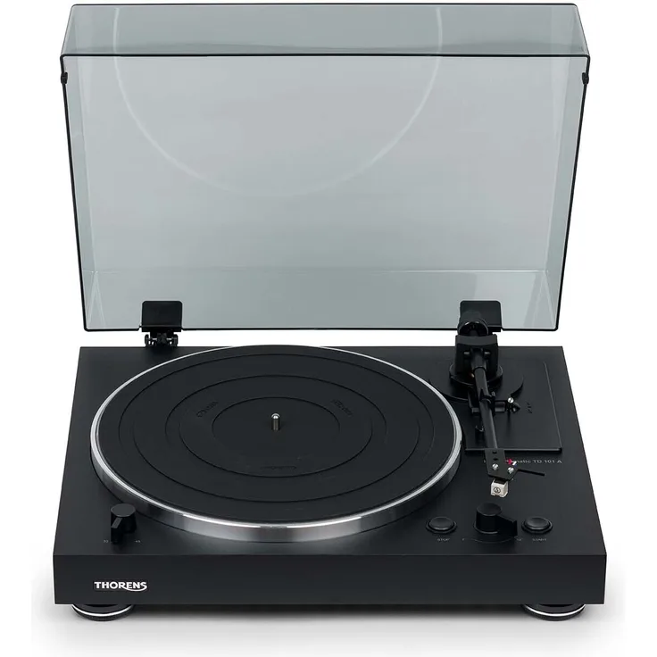 Thorens TD 101 A Vollautomatischer Plattenspieler mit Riemenantrieb, schwarz - Preisvergleich