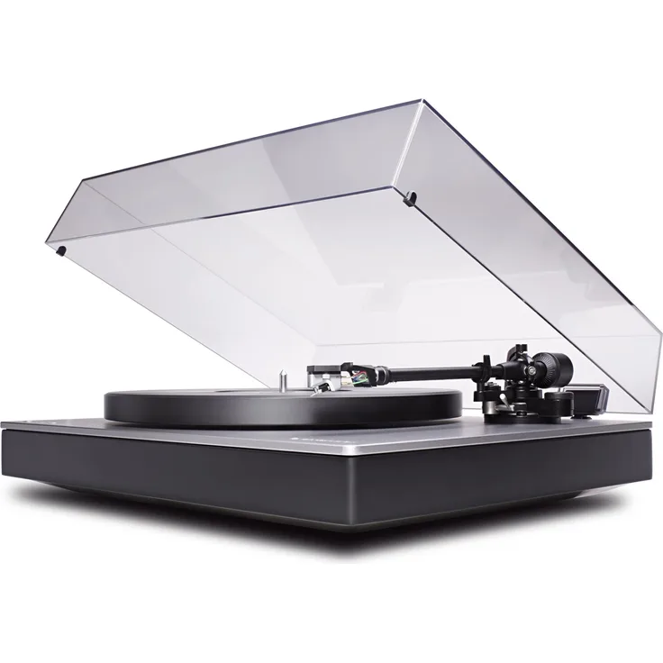 Cambridge Audio Alva TT V2 Manueller Plattenspieler mit Direktantrieb, schwarz