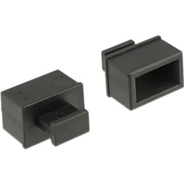 DeLOCK Dust Cover for SFP - Schutzumschlag - Schwarz (Packung mit 10)