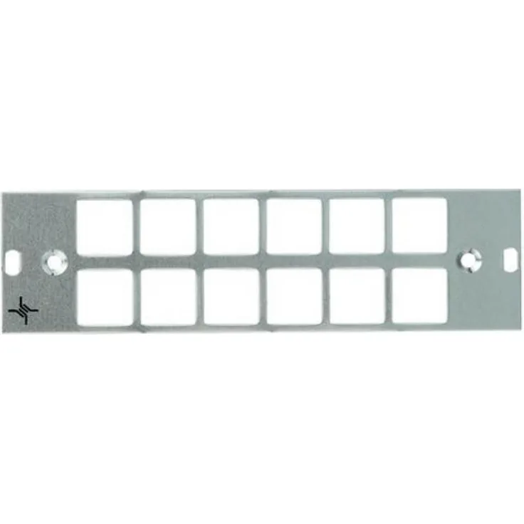 Telegärtner LWL-Teilfrontplatte, 12 x ST