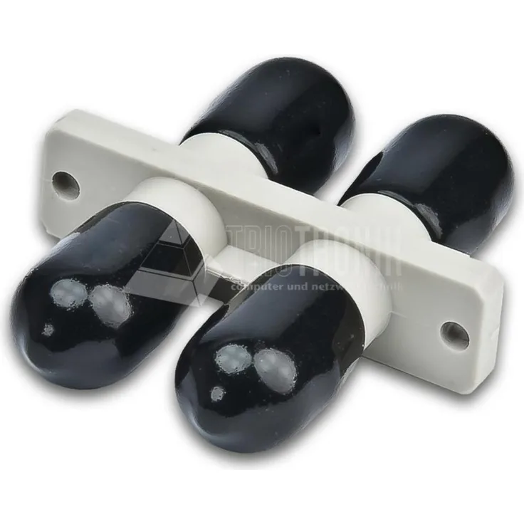 Lightwin LWL Kupplung Duplex DST-DST - Multimode - plastik LWL-Steckverbinder 1 Stück(e) Schwarz - Weiß (LKUP DST-DST MM)