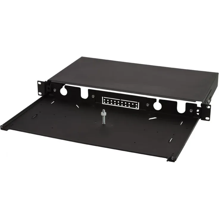 LogiLink Frontblende für 19 Spleißbox, 24 Ports, lichtgrau''
