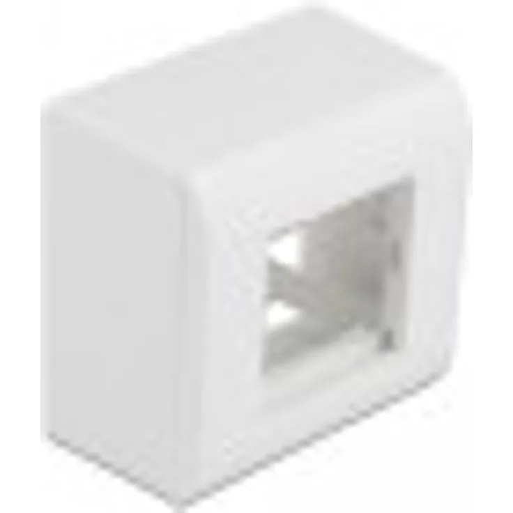 Delock Aufputzgehäuse für Easy 45 Module 82 x 82 mm, weiß