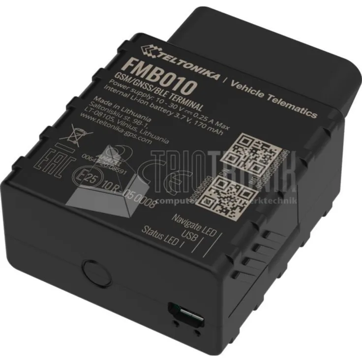 Teltonika FMB010 Easy Plug & Track Echtzeit-Tracker mit GNSS-, GSM & Bluetooth Fleet Management (FMB010)