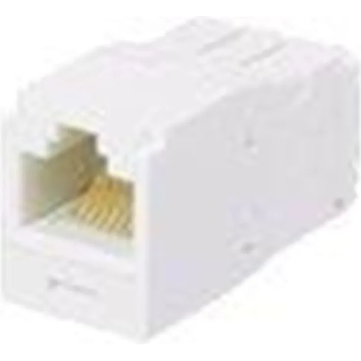 PANDUIT Mini-com module cat 6 utp 8 pos 8 wire universal white.