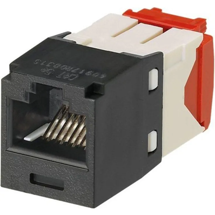 PANDUIT Mini-com module cat 5e utp 8 pos 8 wire universal black
