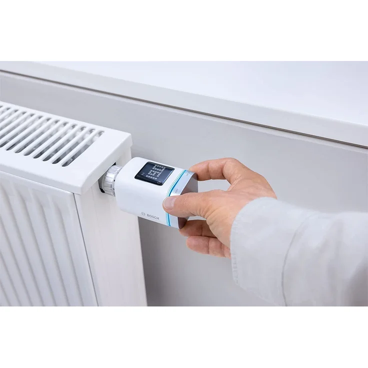 Bosch Smart Home Heizkörper-Thermostat II, smartes Thermostat mit App-Funktion, kompatibel mit Amazon Alexa und Google Home, weiß (8750002330) – Bild 5