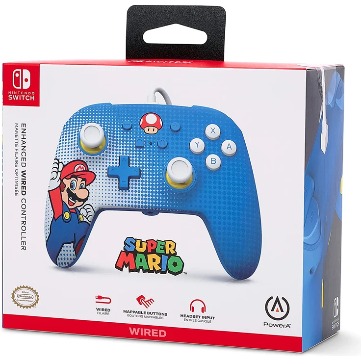 PowerA Enhanced Wired Controller - Mario Pop Art (1522660-01) (Switch) – Bild 4