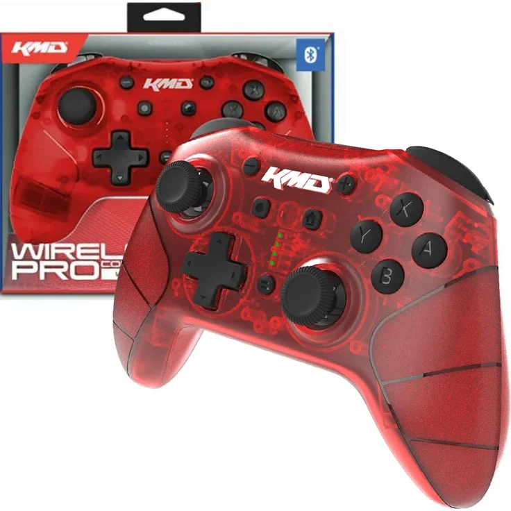 KMD Switch Pro Wireless Controller, Rot (Switch) – Bild 1