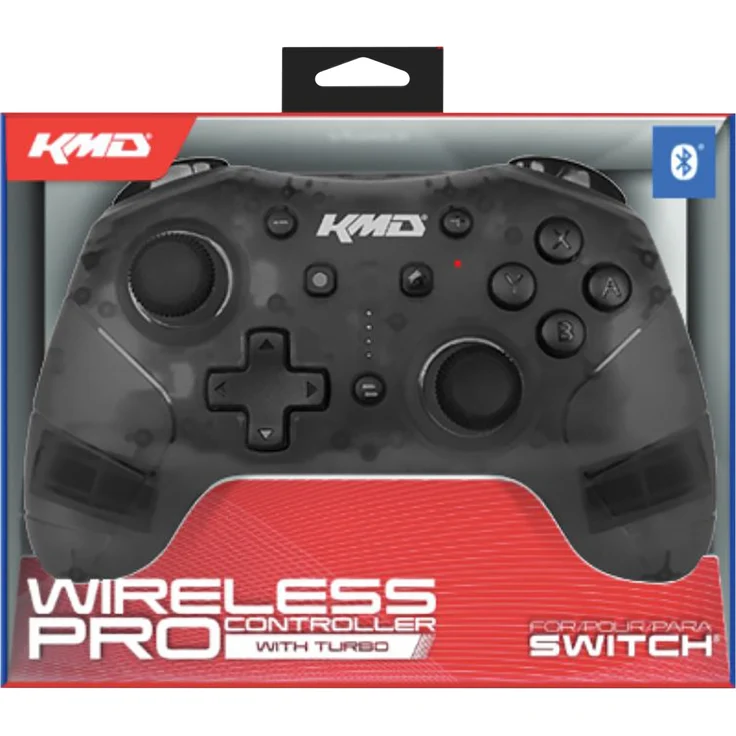 KMD Switch Pro Wireless Controller, Schwarz (NS000103) (Switch) – Bild 2