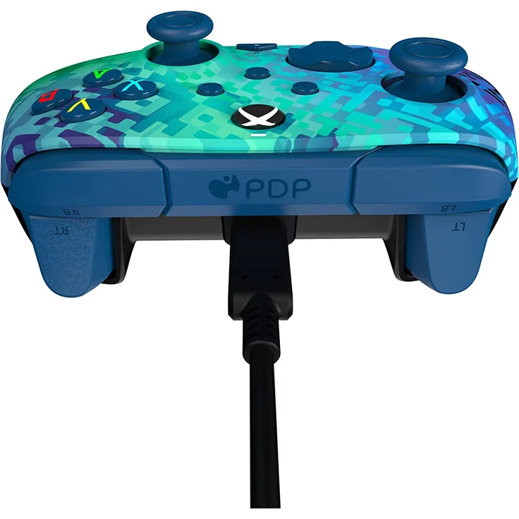 PDP Rematch Xbox Wired Controller - Glitch, Grün (Xbox One, Xbox Series) – Bild 3