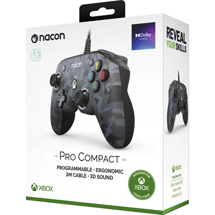 Nacon Pro Compact Controller, Camo (PC, Xbox One, Xbox Series) – Bild 2
