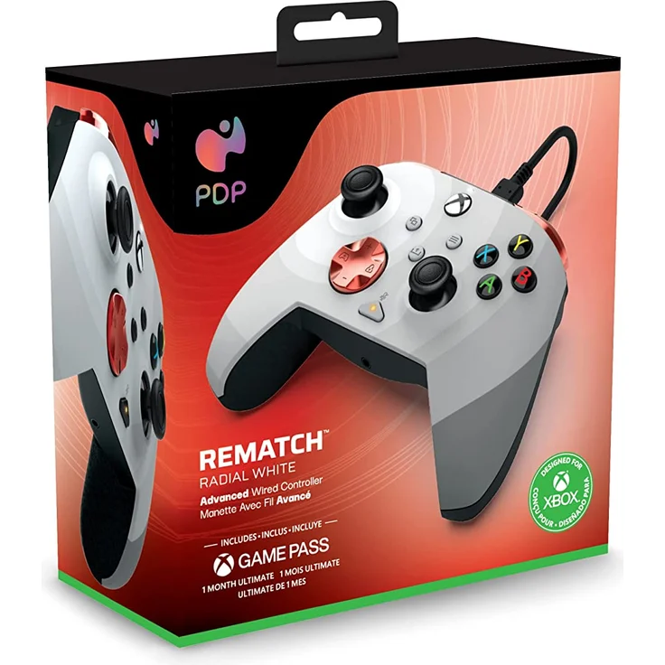 PDP Rematch Xbox Wired Controller, Radial White (Xbox One/Xbox Series) – Bild 4