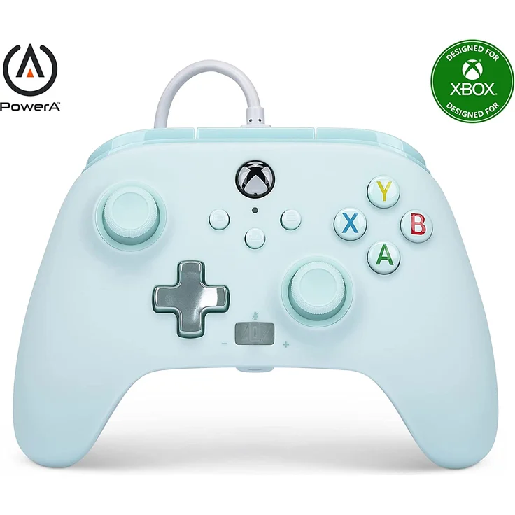 PowerA Enhanced Wired Controller, Cotton Candy Blue (Xbox One/Xbox Series) – Bild 1