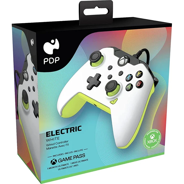 PDP Wired Controller, Electric White (Xbox One, Xbox Series) – Bild 3