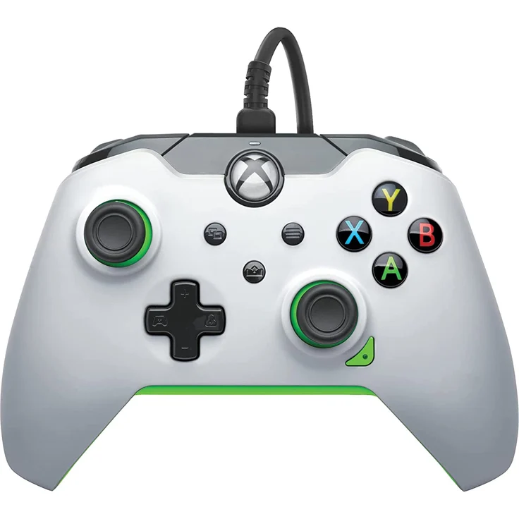 PDP Wired Controller, Neon White (Xbox One, Xbox Series) – Bild 1