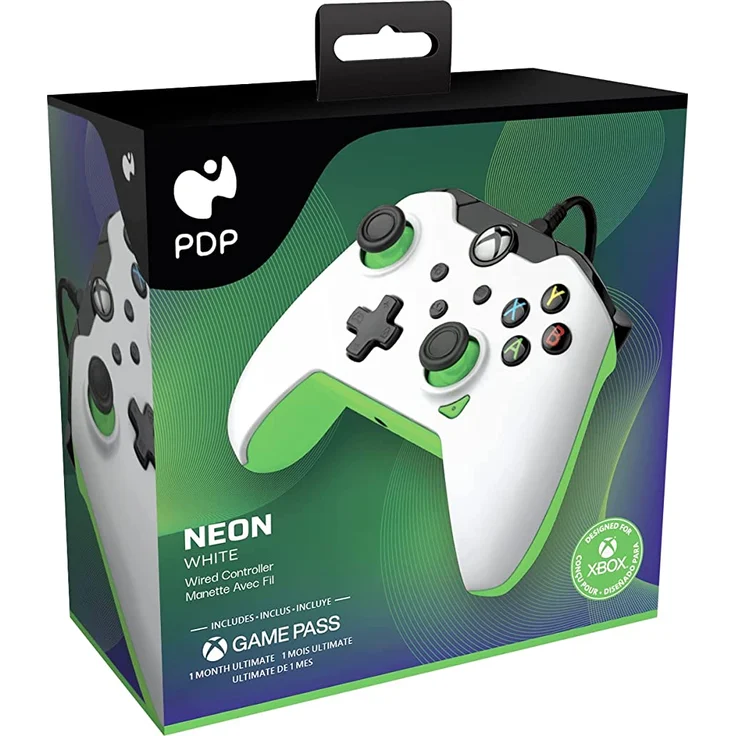 PDP Wired Controller, Neon White (Xbox One, Xbox Series) – Bild 3