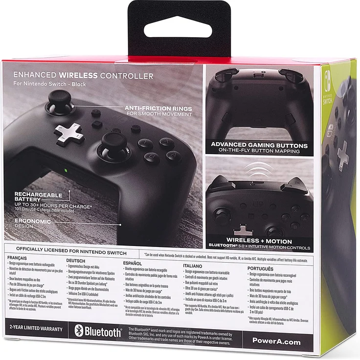 PowerA Enhanced Wireless Controller, Schwarz (1509988-03) (Switch) – Bild 4