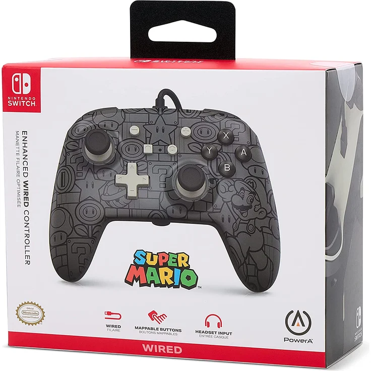 PowerA Enhanced Wired Controller - Power-Up Mario (Switch) – Bild 3