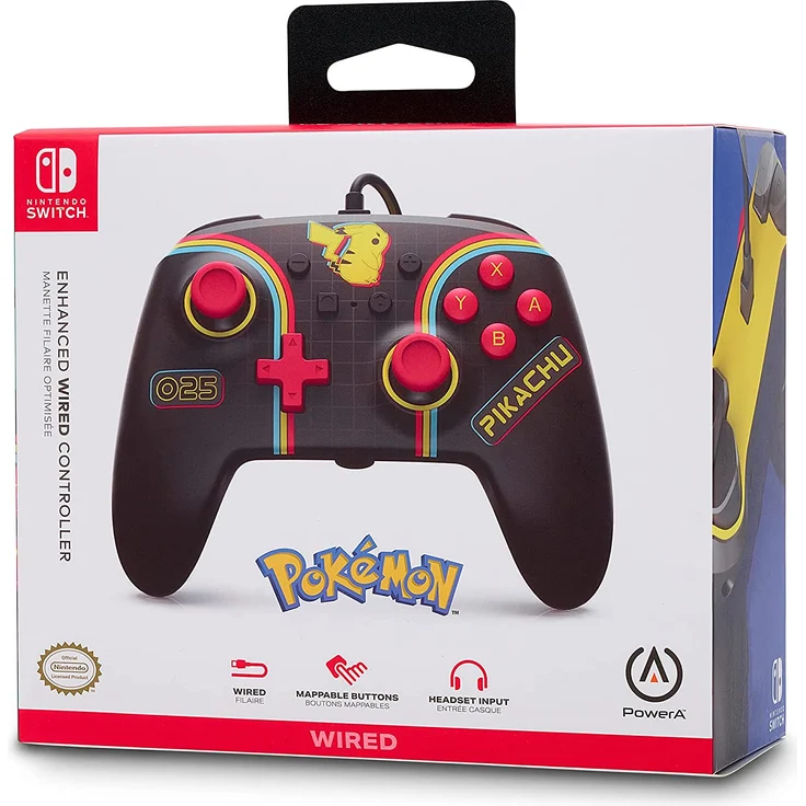 PowerA Enhanced Wired Controller - Pokémon: Pikachu Arcade (Switch) – Bild 3