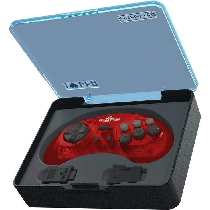 Retro Bit SEGA Mega Drive 2.4G Wireless, Crimson Red (RET00266) (Mega Drive Mini/Mega Drive/PC/PS3/Switch) – Bild 4