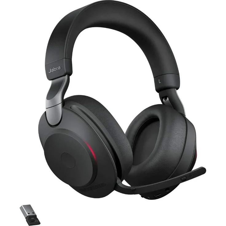 Jabra Evolve2 85 Headset, Stereo, UC, USB-A, DeskStand, schwarz – Bild 1