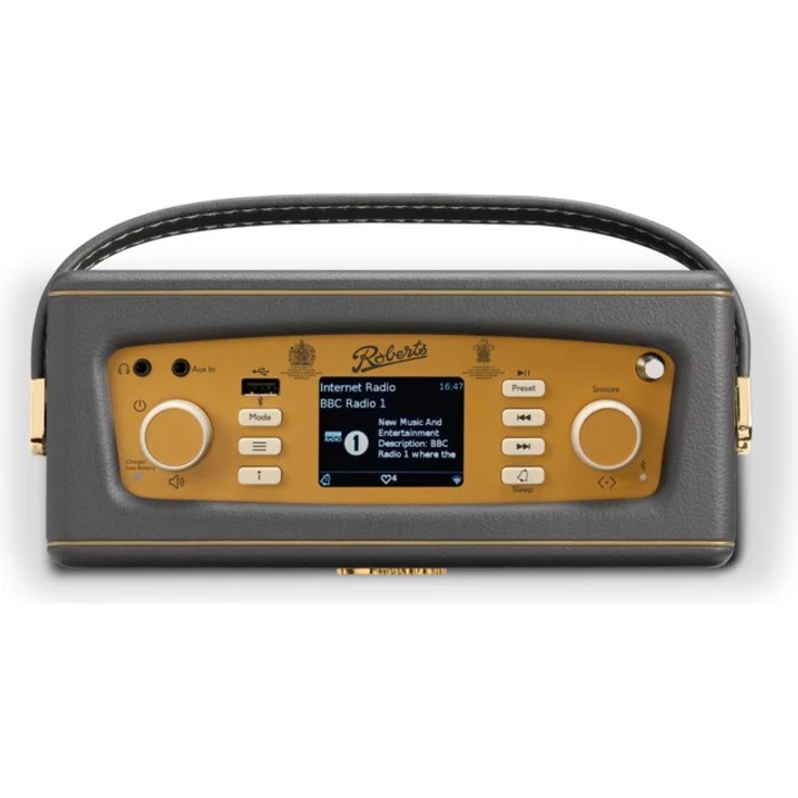 Roberts Revival iStream 3L Digitalradio, (DAB+, UKW), grau – Bild 3