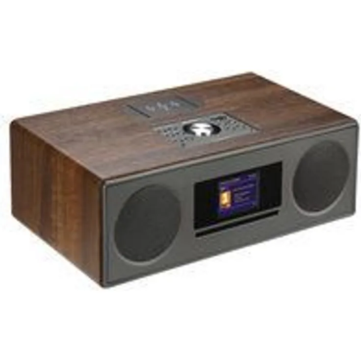 NOXON Pilatus Digitalradio, (Induktiv-Ladefeld, DAB+, UKW), LCD, walnuss