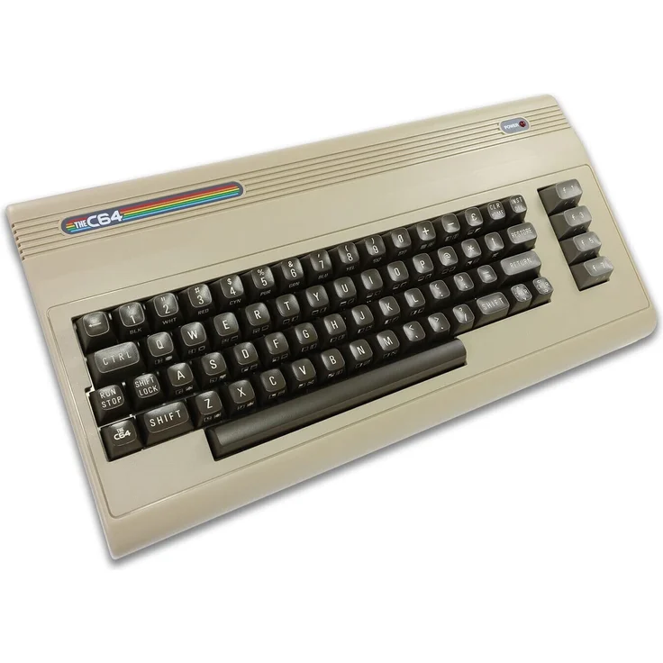 Retro Games The C64 Maxi Retro-Konsole (ohne USB-Netzteil), ab 6 Jahren, Grau – Bild 4