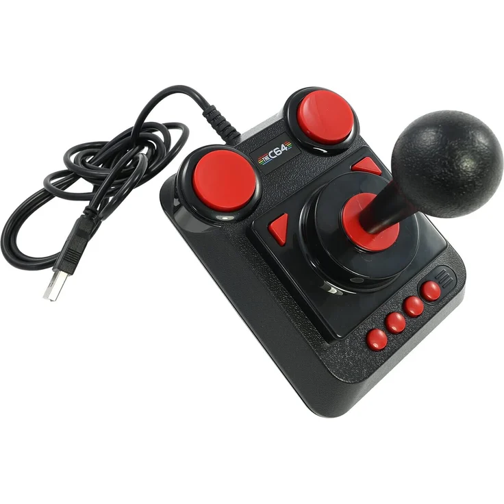 Retro Games The C64 Maxi Retro-Konsole (ohne USB-Netzteil), ab 6 Jahren, Grau – Bild 2