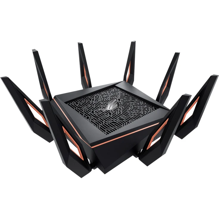 ASUS GT-AX11000 - Wi-Fi 6 (802.11ax) - Tri-Band (2,4 GHz - 5 GHz - 5 GHz) - Eingebauter Ethernet-Anschluss - Schwarz - Tabletop-Router – Bild 2