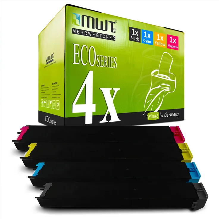 4x MWT Druckerpatronen für Sharp MX2614N MX2010U MX3114N MX3114 MX2010 MX2310N MX2614 MX3111 MX2310F MX2310U MX2310 ersetzt MX-23 GT MX23GT Set