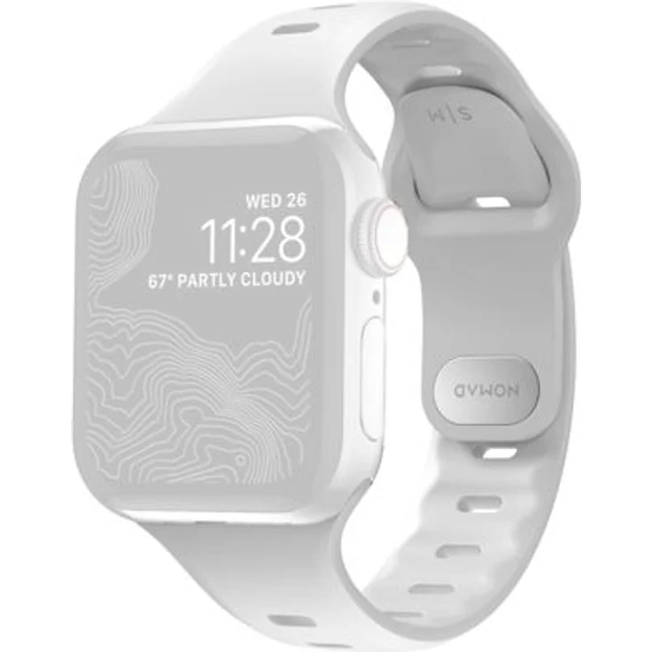 Nomad Sport Band Slim Apple Watch 38mm - 40mm - 41mm White - (NM01142485) – Bild 2